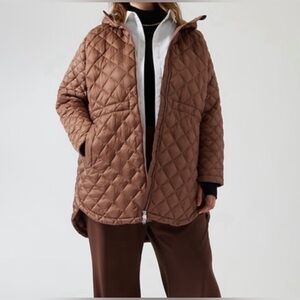 Athleta whispered featherless parka